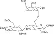 4-Methoxyphenyl 4-O-(3,6-di-O-benzyl-2-deoxy-4-O-levulinoyl-2-phthalimido-b-D-glucopyranosyl)-3-O-…