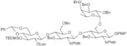 4-Methoxyphenyl 4-O-[4-O-(4,6-O-benzylidene-3-O-tert-butyldimethylsilyl-2-O-levulinoyl-b-D-glucopy…