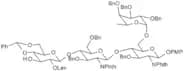 4-Methoxyphenyl 4-O-[4-O-(4,6-O-benzylidene-2-O-levulinoyl-b-D-glucopyranosyl)-3,6-di-O-benzyl-2-d…