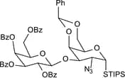 Triisopropylsilyl 2-azido-3-O-(2,3,4,6-tetra-O-benzoyl-b-D-galactopyranosyl)-4,6-O-benzylidene-2-d…