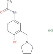 N-(4-Hydroxy-3-(pyrrolidin-1-ylmethyl)phenyl)acetamide hydrochloride