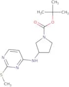 (R)-3-(2-Methylsulfanyl-pyrimidin-4-ylamino)-pyrrolidine-1-carboxylic acid tert-butyl ester