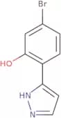 5-Bromo-2-(1H-pyrazol-3-yl)phenol