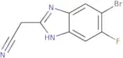 5-Bromo-2-(cyanomethyl)-6-fluorobenzimidazole