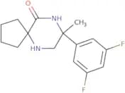 8-(3,5-difluorophenyl)-8-methyl-6,9-diazaspiro[4.5]decan-10-one