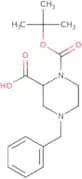 4-Benzyl-1-(tert-butoxycarbonyl)piperazine-2-carboxylic acid
