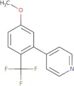 4-(5-Methoxy-2-(trifluoromethyl)phenyl)pyridine