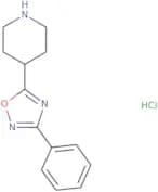 4-(3-Phenyl-1,2,4-oxadiazol-5-yl)piperidine hydrochloride