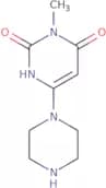 3-Methyl-6-piperazin-1-yl-1H-pyrimidine-2,4-dione