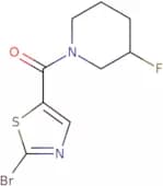 (2-Bromothiazol-5-yl)(3-fluoropiperidin-1-yl)methanone