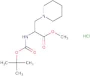 2-tert-Butoxycarbonylamino-3-piperidin-1-yl-propionic acid methyl ester hydrochloride