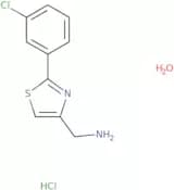[2-(3-Chlorophenyl)-1,3-thiazol-4-yl]methanamine hydrochloride