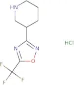 3-[5-(Trifluoromethyl)-1,2,4-oxadiazol-3-yl]piperidine hydrochloride
