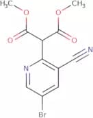 1,3-Dimethyl 2-(5-bromo-3-cyanopyridin-2-yl)propanedioate