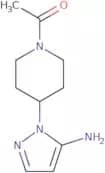 1-[4-(5-Amino-1H-pyrazol-1-yl)piperidin-1-yl]ethan-1-one