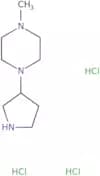 1-Methyl-4-(3-pyrrolidinyl)piperazine 3HCl