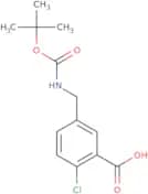 5-((tert-Butoxycarbonyl)aminomethyl)-2-chlorobenzoic acid