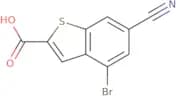 4-Bromo-6-cyanobenzo[b]thiophene-2-carboxylic acid