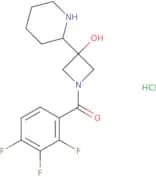 (S)-(3-Hydroxy-3-(piperidin-2-yl)azetidin-1-yl)(2,3,4-trifluorophenyl)methanone hydrochloride