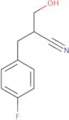 2-[(4-Fluorophenyl)methyl]-3-hydroxypropanenitrile