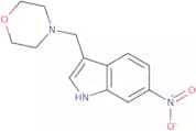 4-((6-Nitro-1H-indol-3-yl)methyl)morpholine