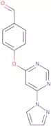 4-([6-(1H-Pyrazol-1-yl)-4-pyrimidinyl]oxy)benzaldehyde