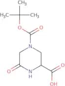 (2S)-4-[(tert-Butoxy)carbonyl]-6-oxopiperazine-2-carboxylic acid