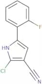 2-Chloro-5-(2-fluorophenyl)-1H-pyrrole-3-carbonitrile