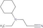 3-[Cyclohexyl(ethyl)amino]propanenitrile
