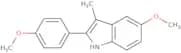 5-Methoxy-2-(p-methoxyphenyl)skatole