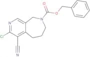 benzyl 3-chloro-4-cyano-5H,6H,7H,8H,9H-pyrido[3,4-c]azepine-8-carboxylate