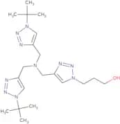 3-(4-((Bis((1-(tert-butyl)-1H-1,2,3-triazol-4-yl)methyl)amino)methyl)-1H-1,2,3-triazol-1-yl)propan…