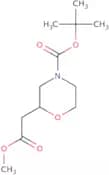 tert-Butyl 2-((methoxycarbonyl)methyl) morpholine-4-carboxylate