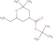 tert-Butyl (6R)-6-(aminomethyl)-2,2-dimethylmorpholine-4-carboxylate