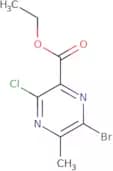 Ethyl 6-bromo-3-chloro-5-methyl-pyrazine-2-carboxylate