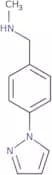 N-Methyl-1-(4-pyrazol-1-ylphenyl)methanamine sulfuric acid