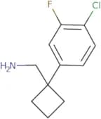 1-(4-Chloro-3-fluorophenyl)cyclobutanemethanamine