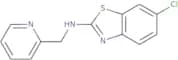 6-Chloro-N-(pyridin-2-ylmethyl)-1,3-benzothiazol-2-amine