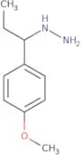 [1-(4-Methoxyphenyl)propyl]hydrazine