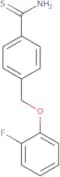 4-(2-Fluorophenoxymethyl)benzene-1-carbothioamide