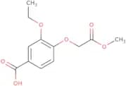 3-Ethoxy-4-(2-methoxy-2-oxoethoxy)benzoic acid