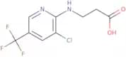 3-{[3-Chloro-5-(trifluoromethyl)pyridin-2-yl]amino}propanoic acid