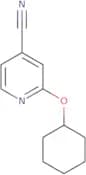 2-(Cyclohexyloxy)isonicotinonitrile