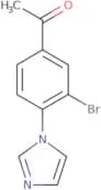 3'-bromo-4'-(1-imidazolyl)acetophenone