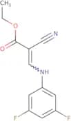 (E)-ethyl 2-cyano-3-((3,5-difluorophenyl)amino)acrylate