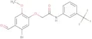 2-(5-Bromo-4-formyl-2-methoxyphenoxy)-N-[3-(trifluoromethyl)phenyl]acetamide