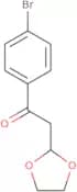 1-(4-Bromo-phenyl)-2-(1,3-dioxolan-2-yl)-ethanone