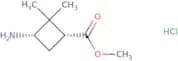 cis-methyl 3-amino-2,2-dimethylcyclobutanecarboxylate hcl
