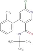 N-(tert-Butyl)-6-chloro-4-(2-methylphenyl)nicotinamide