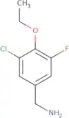 3-Chloro-4-ethoxy-5-fluorobenzylamine
